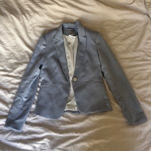 H&M Light Blue Blazer NWT